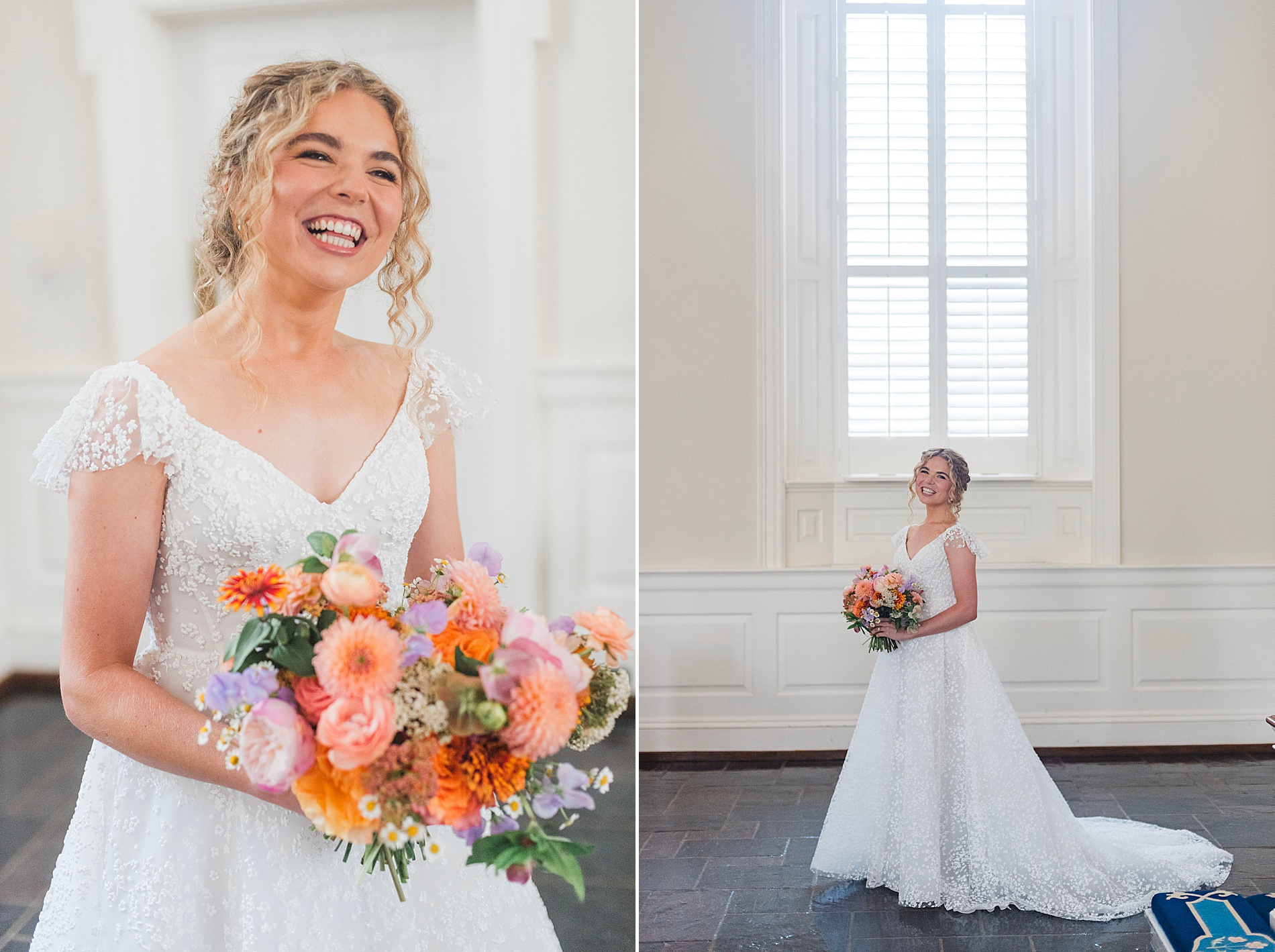 joyful bridal portraits 