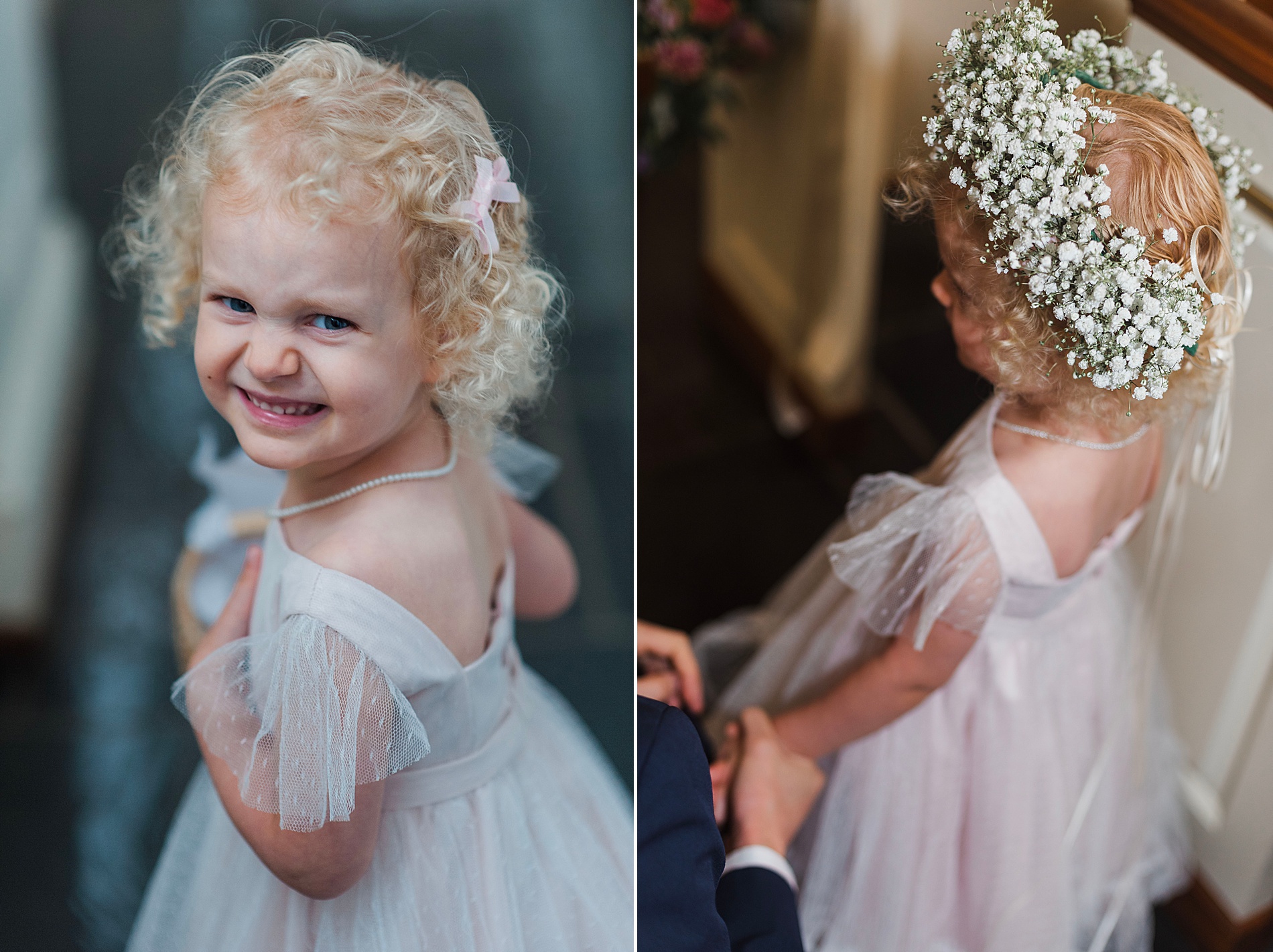 flower girl with flower crown