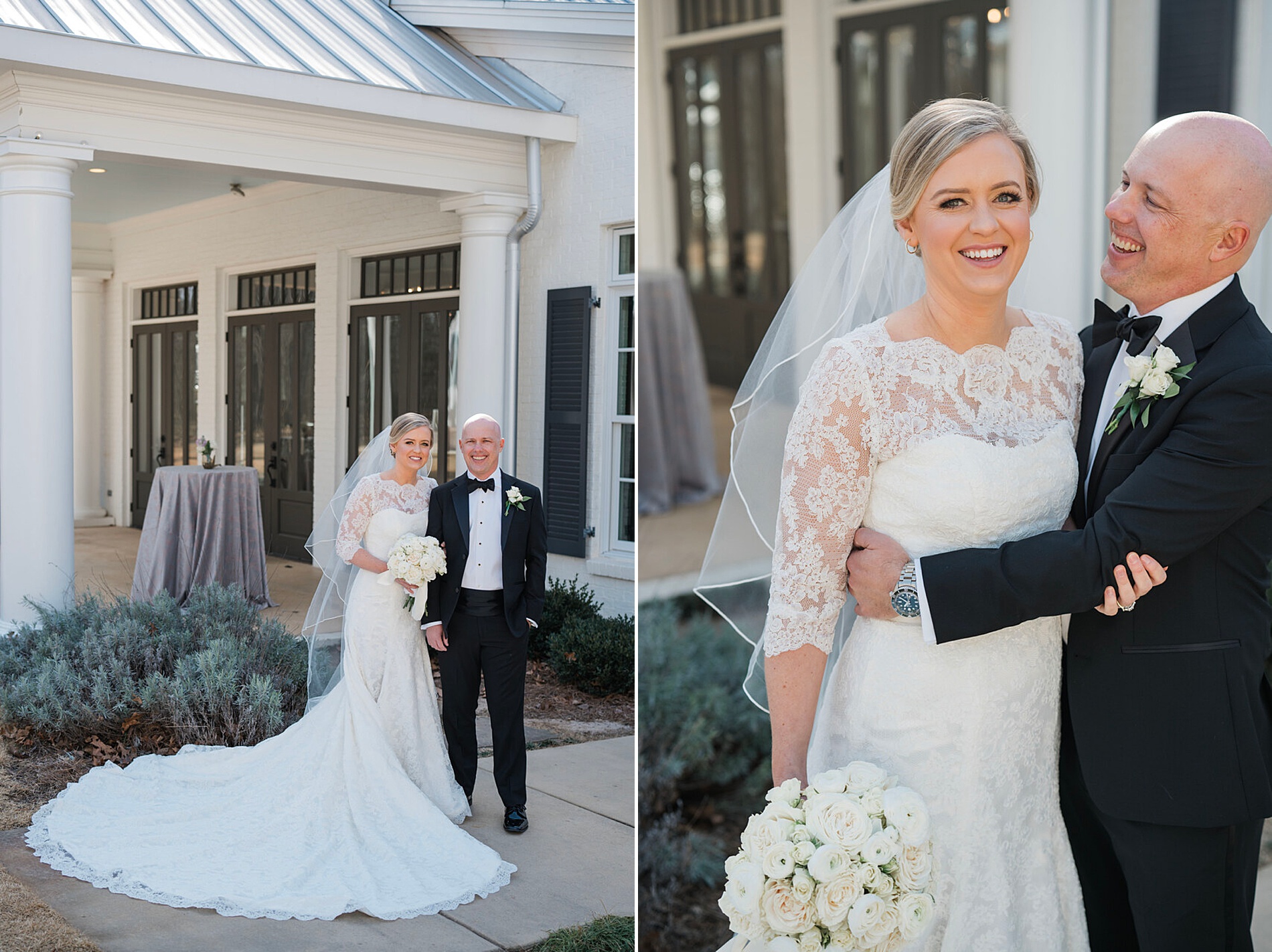 candid bride and groom photos from first look