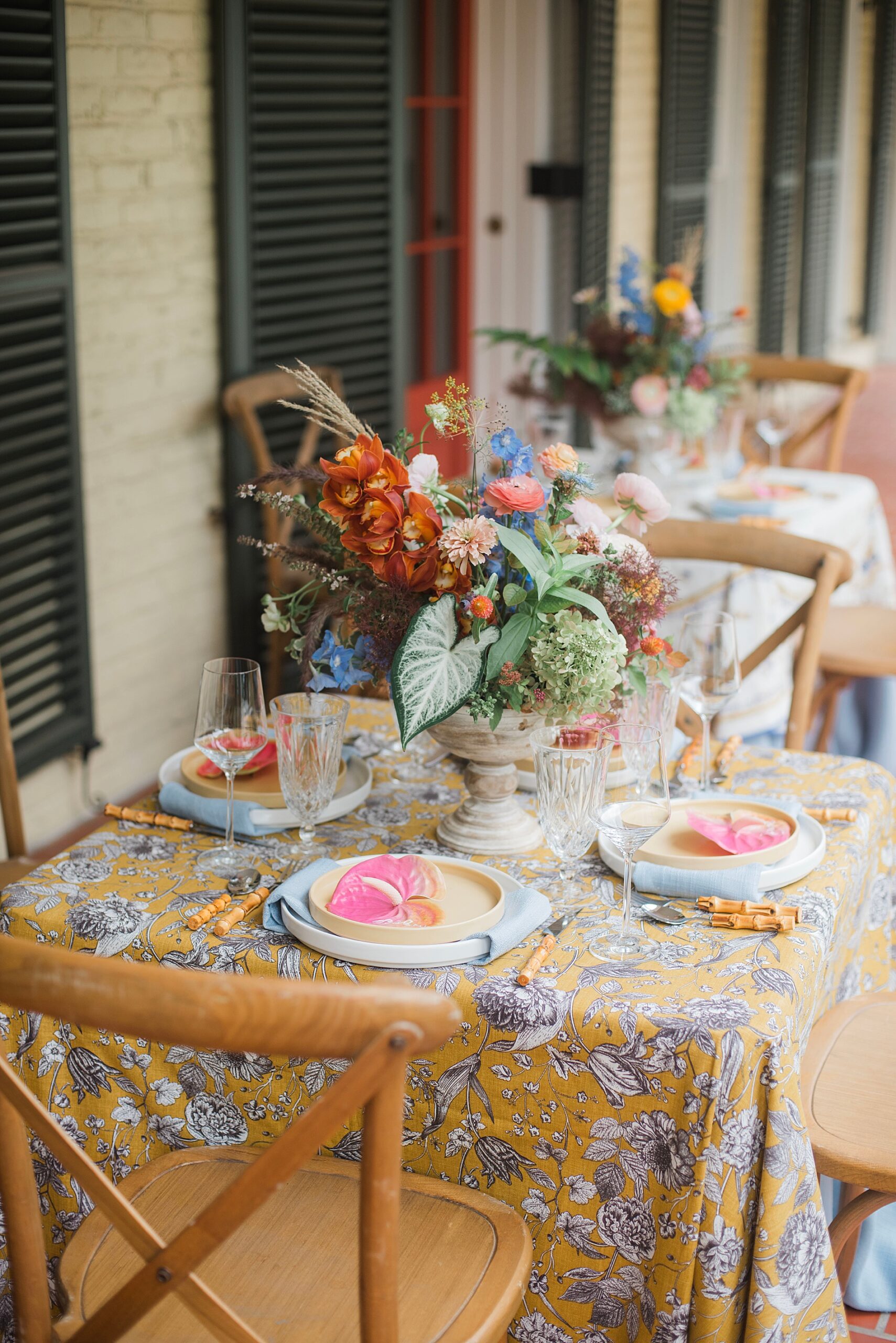 Elegant Bridal Brunch tablescape