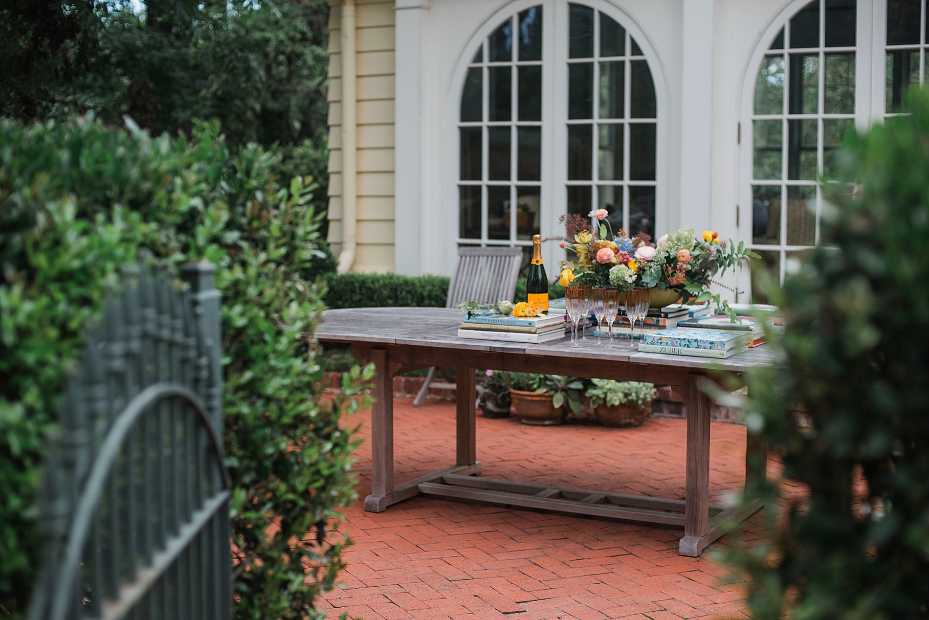 beautiful garden bridal brunch