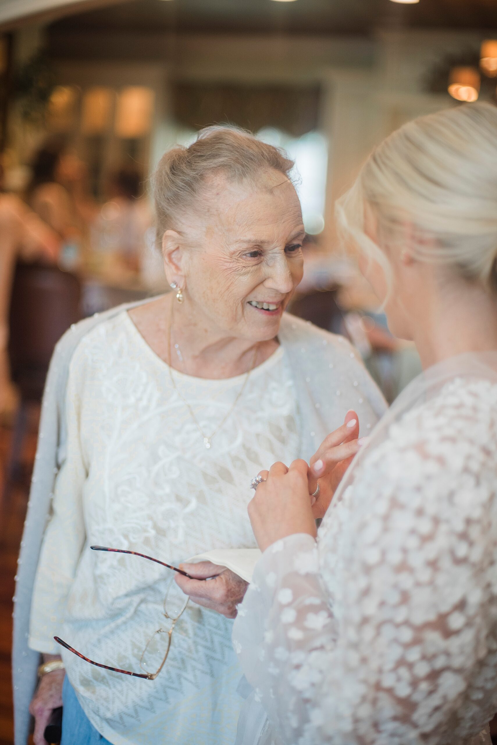 grandmother with the bride