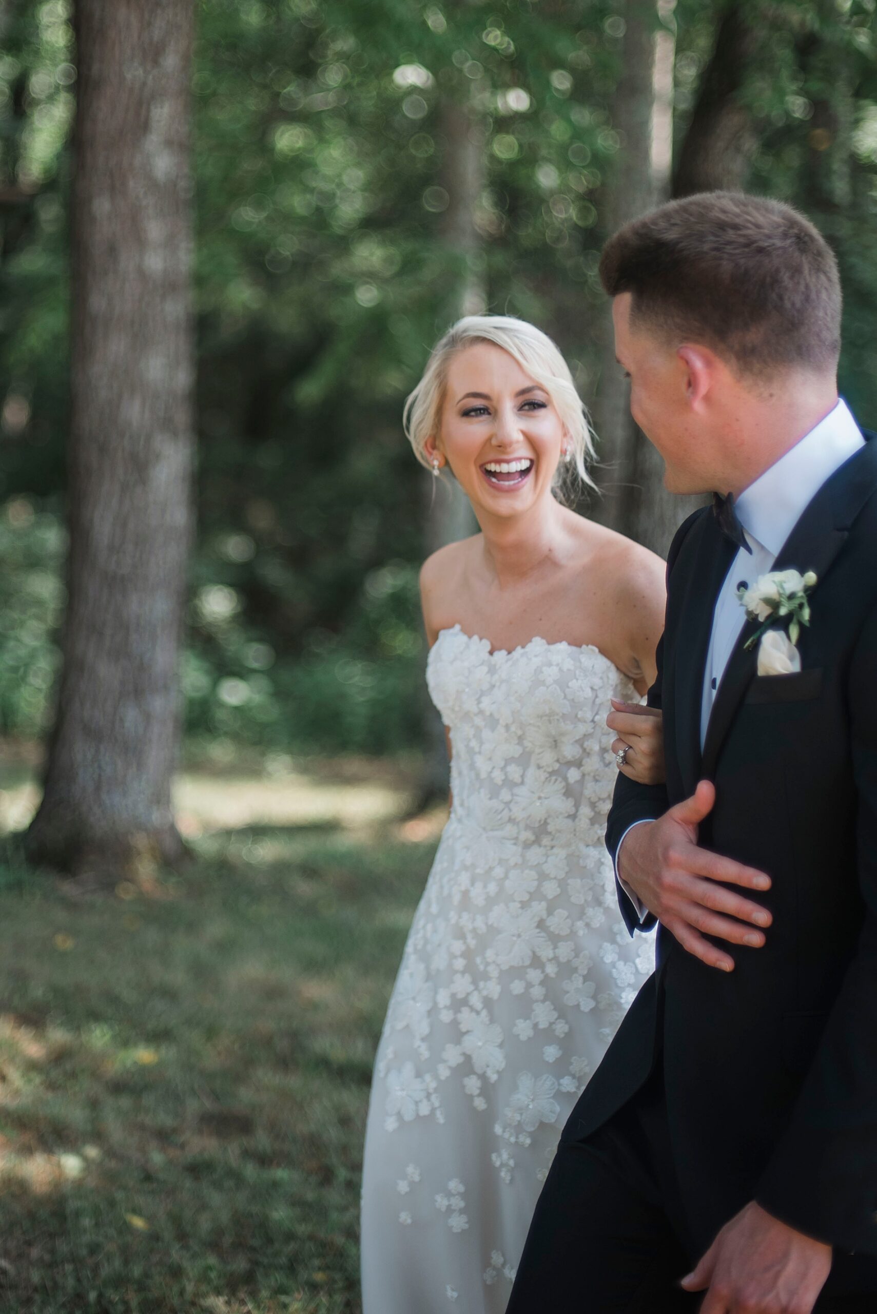 Candid wedding photos from Heartfelt North Carolina Wedding
