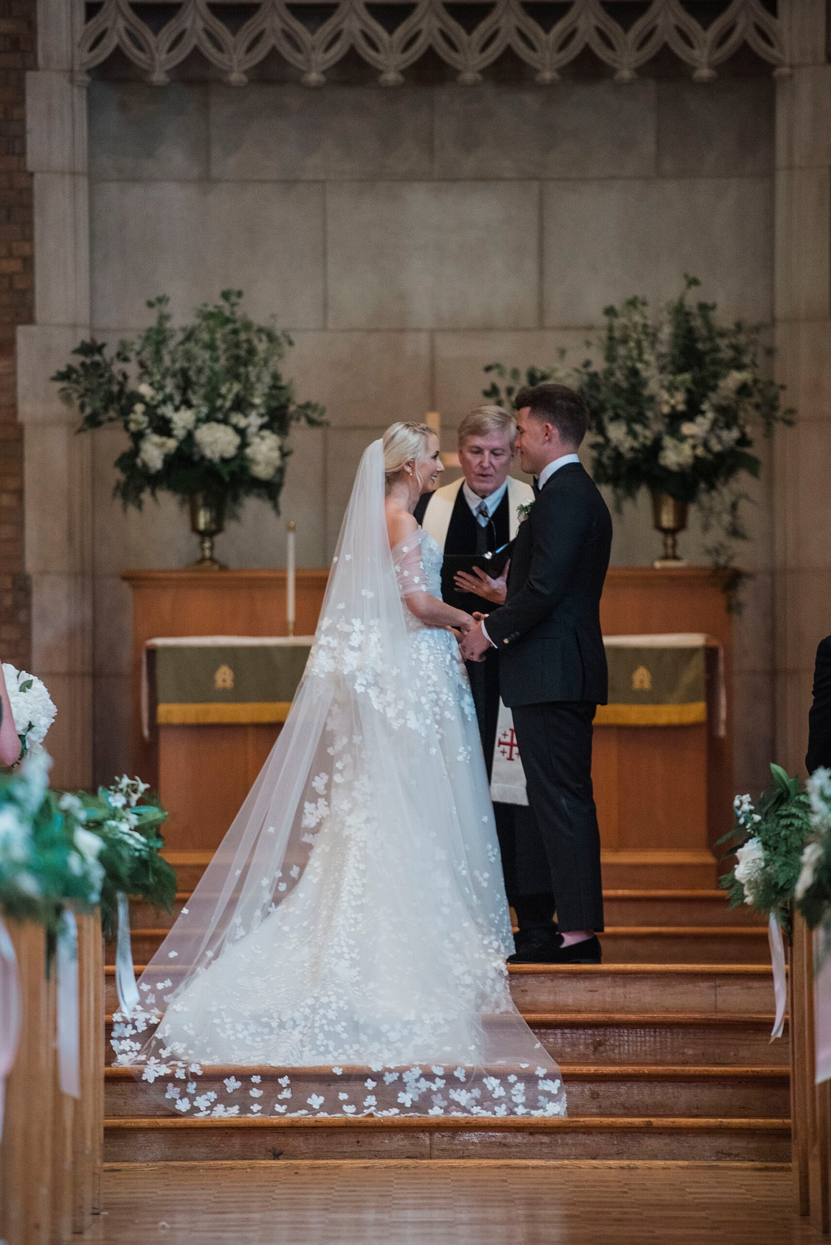 Church wedding ceremony in North Carolina