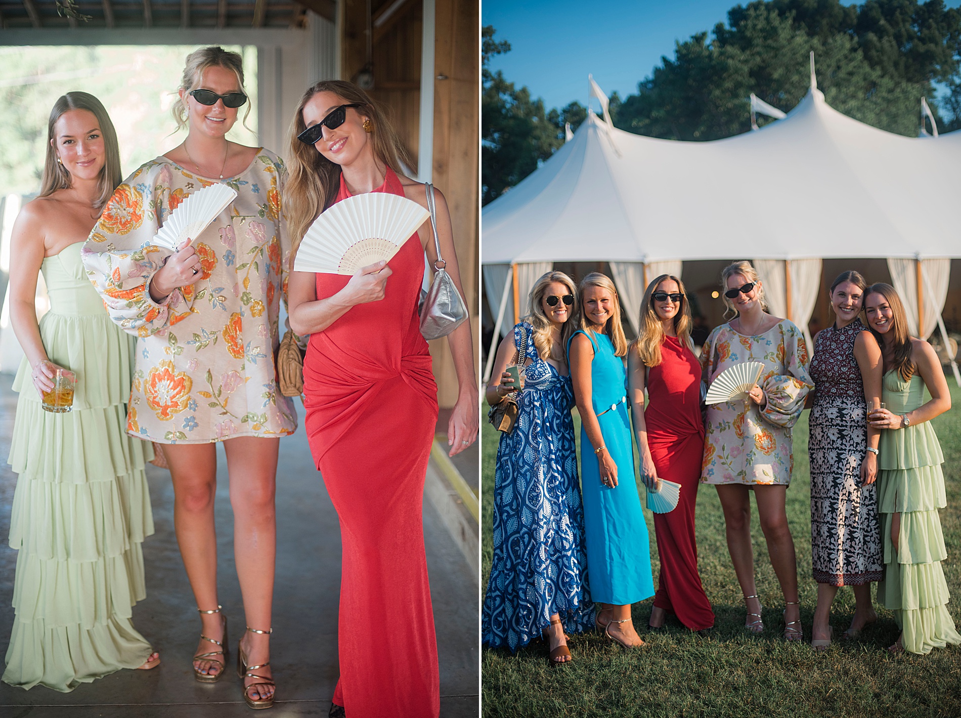 guests arrive at Heartfelt North Carolina Wedding reception