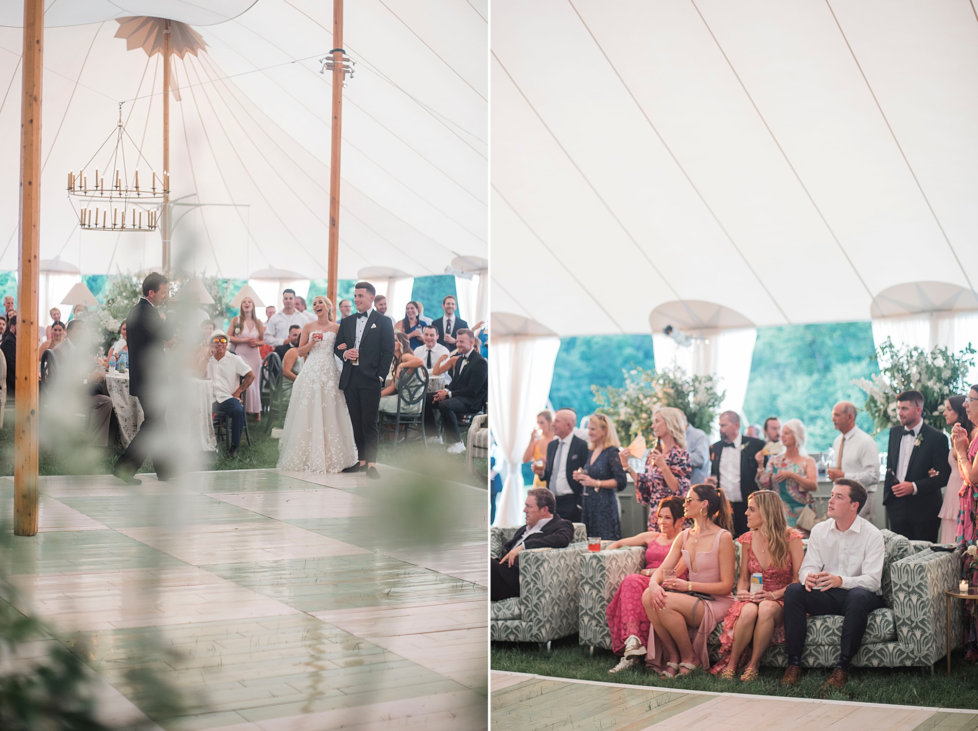 Heartfelt North Carolina Wedding reception