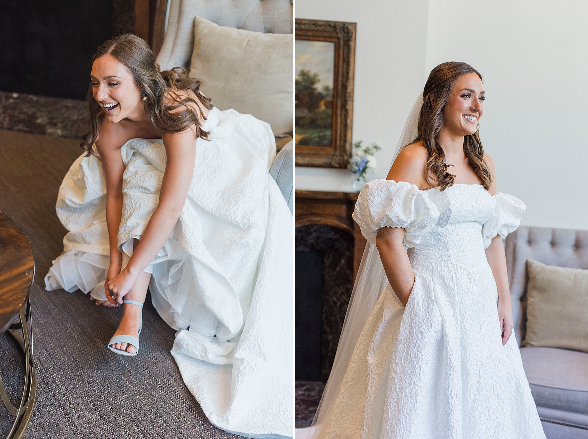 Elegant bride in wedding dress from Memorable Birmingham Wedding