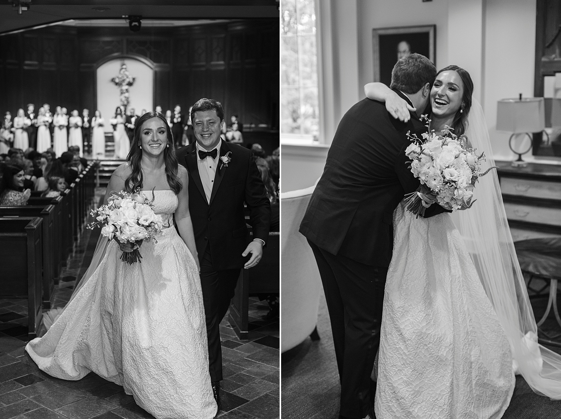 newlyweds after Memorable Birmingham Wedding