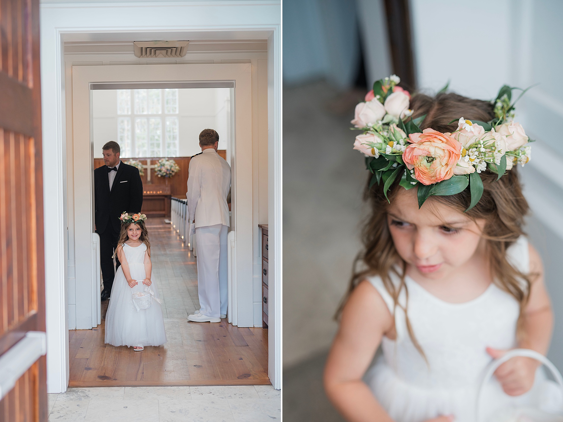 flower girl with flower crown