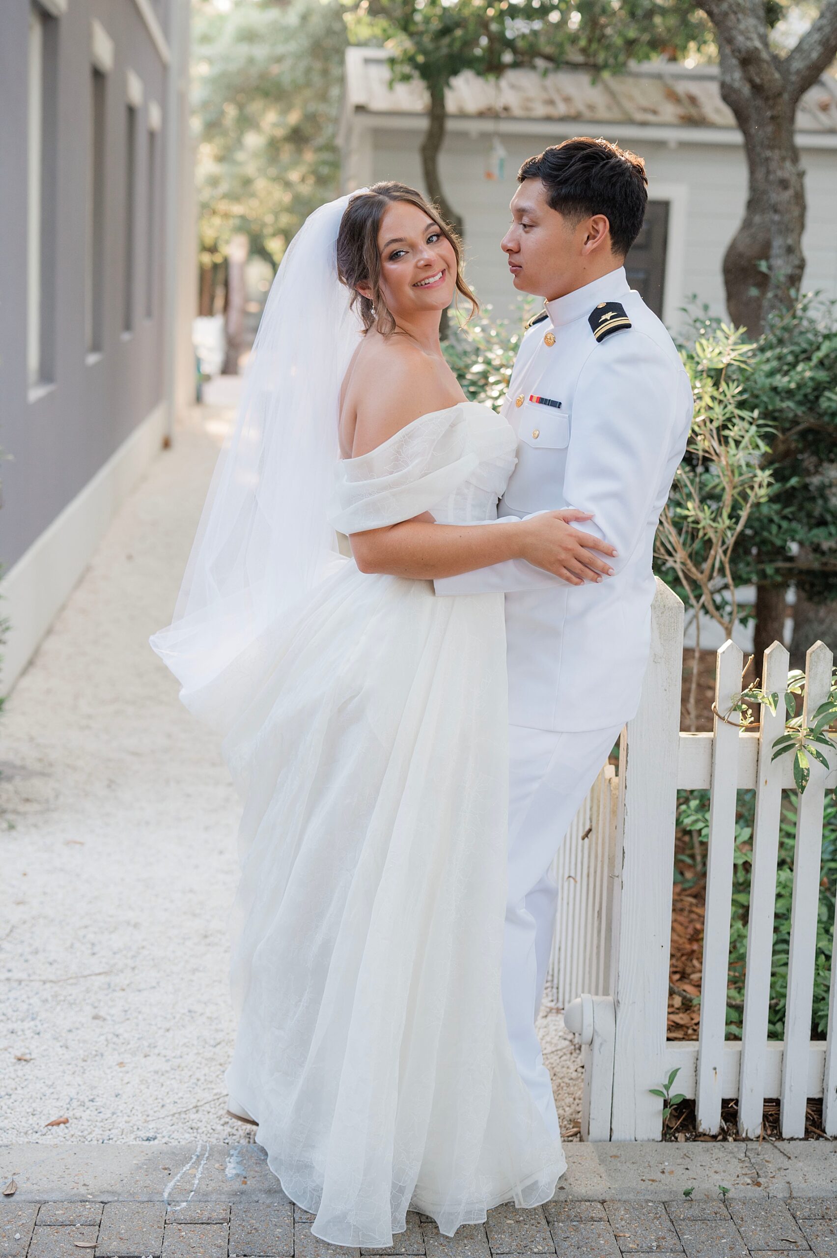newlywed photos from Coastal Florida Wedding