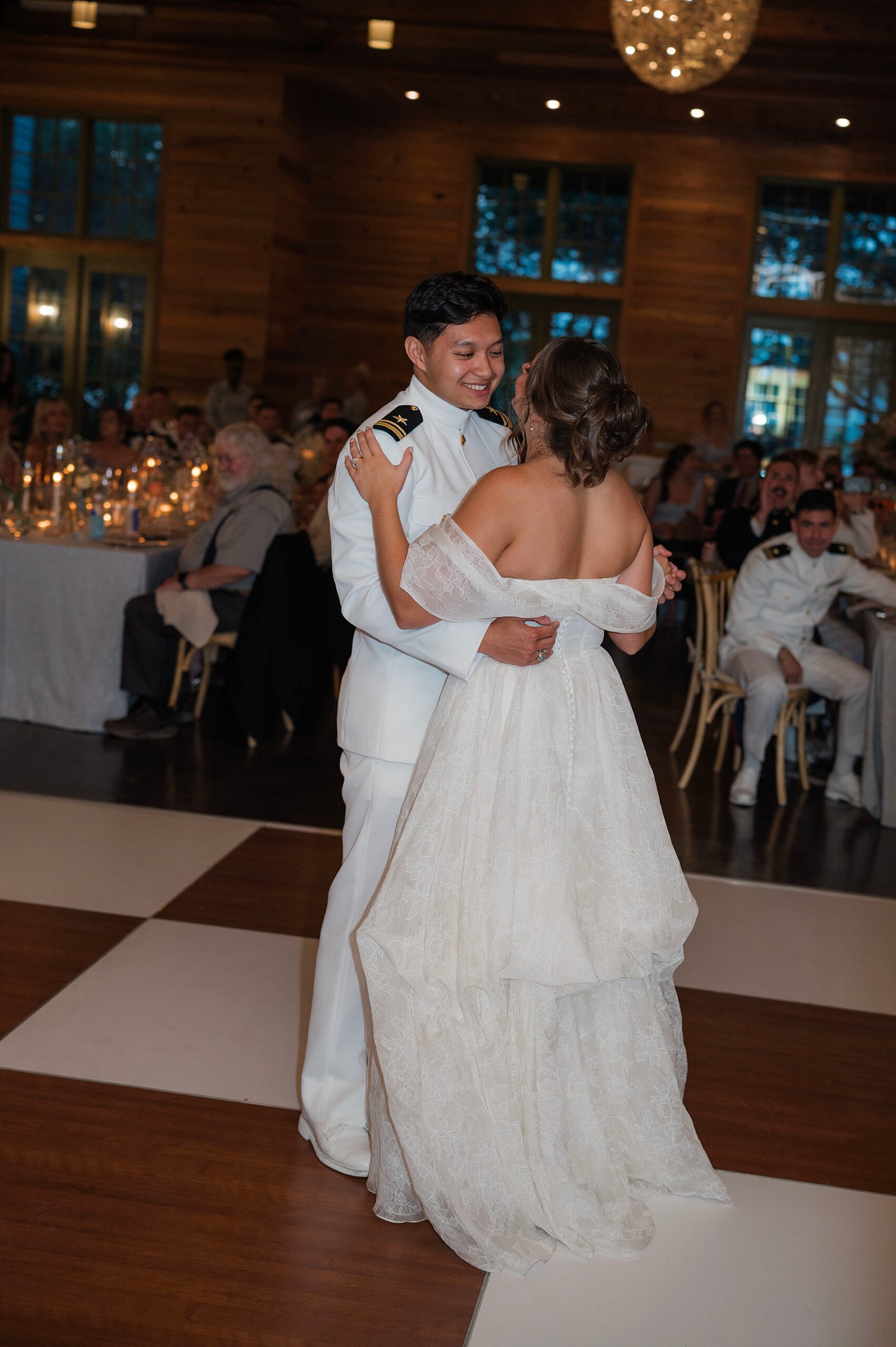 newlyweds share first dance
