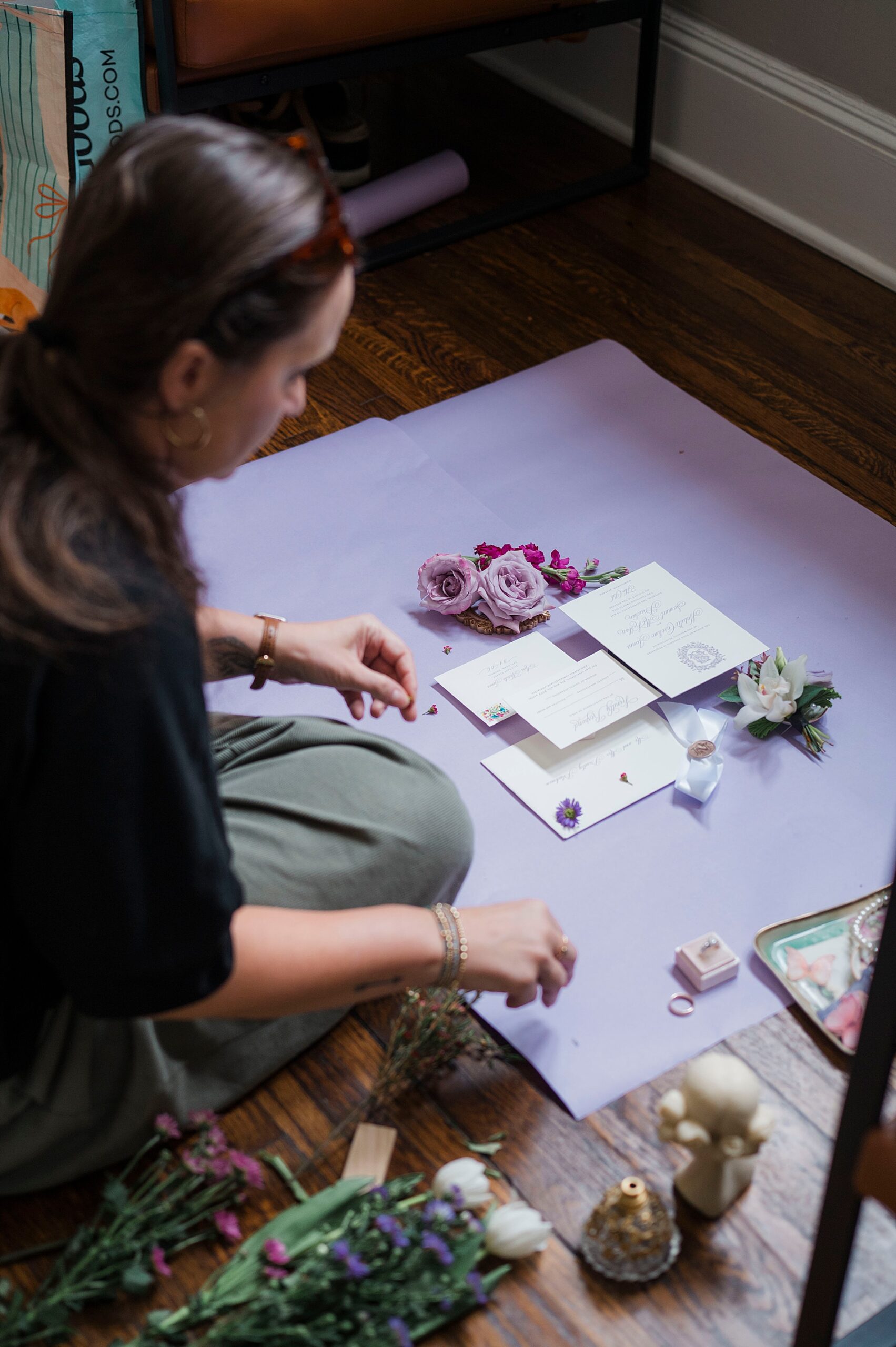 BTS of flat lay design