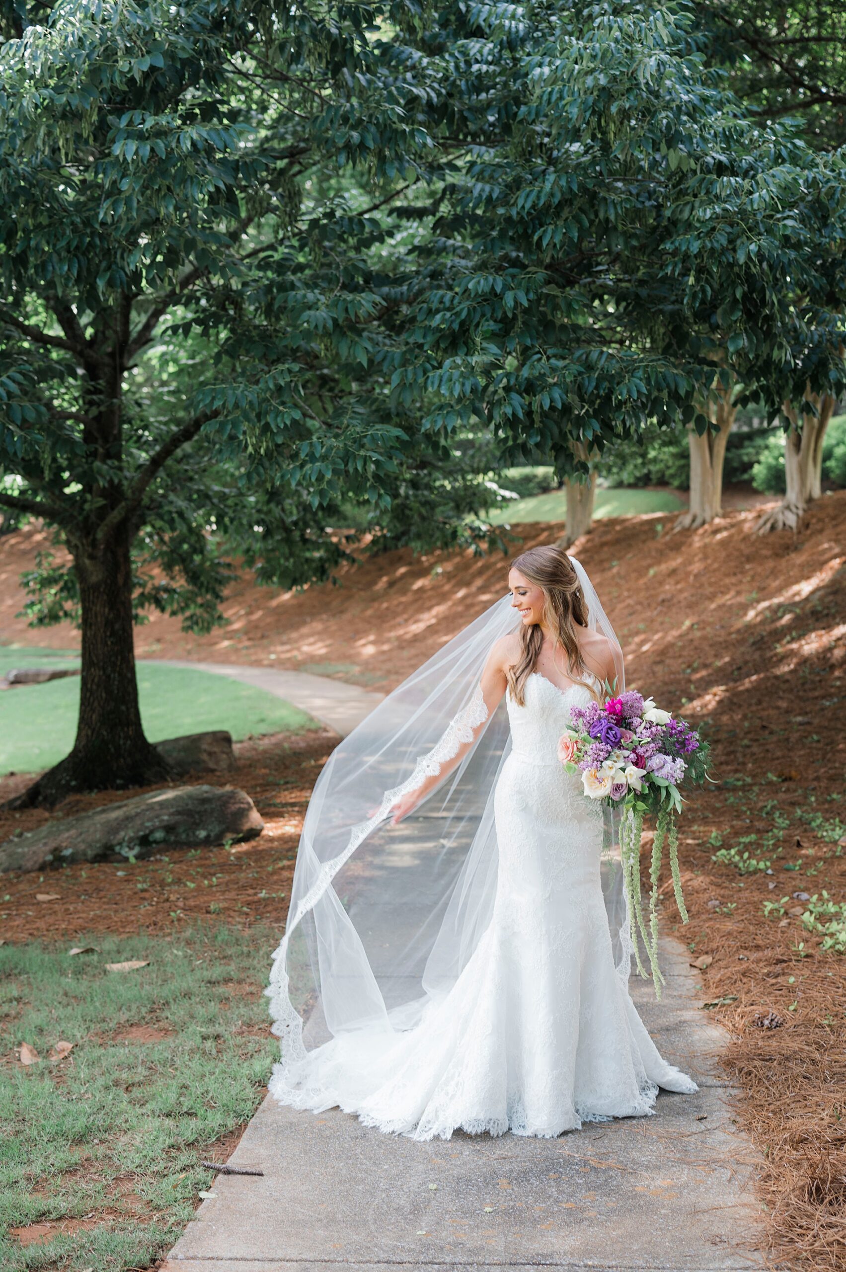 bridal portraits from Birmingham wedding