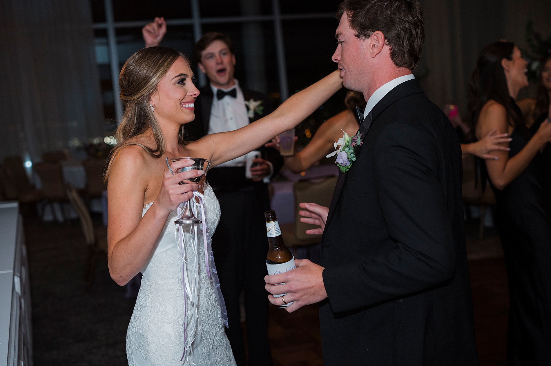 Elegant Spring Wedding reception at The Club