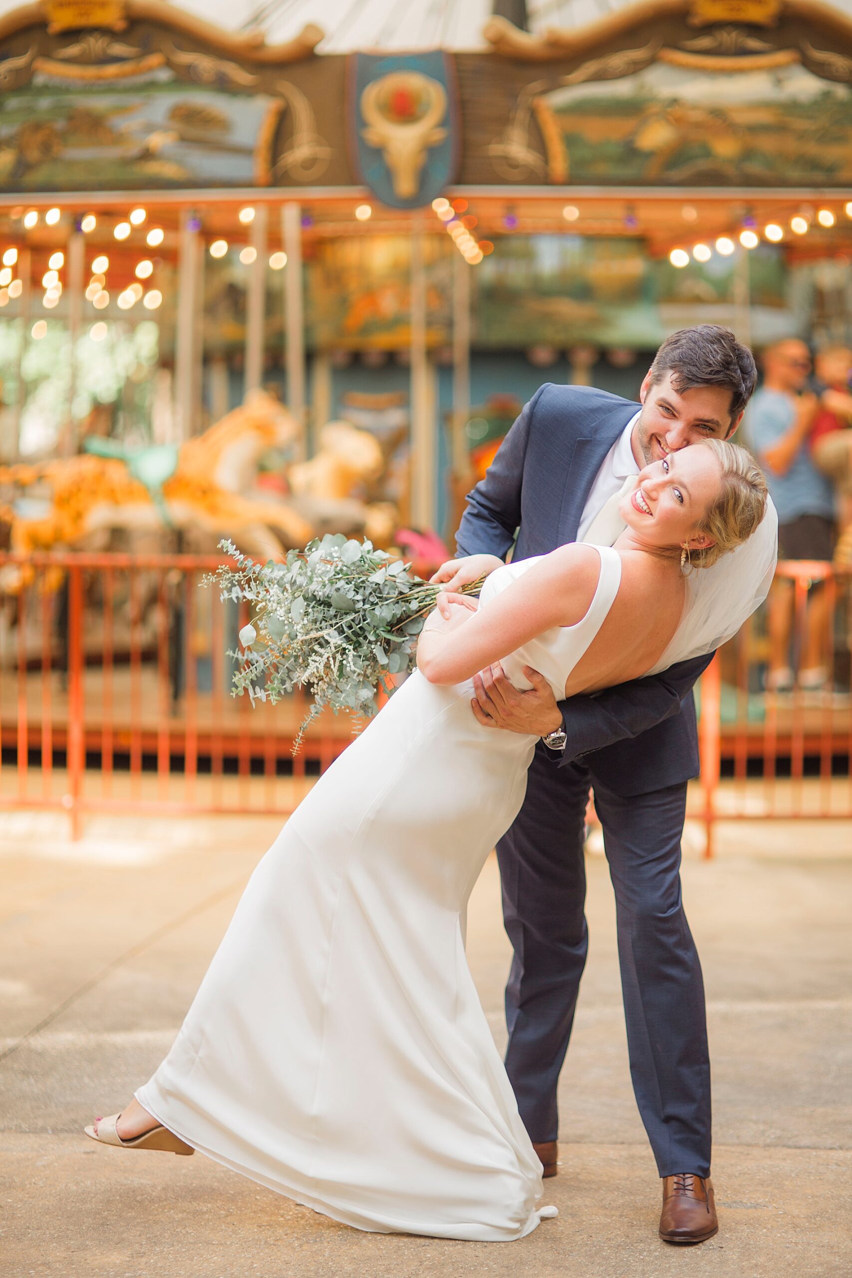 Birmingham zoo wedding portraits