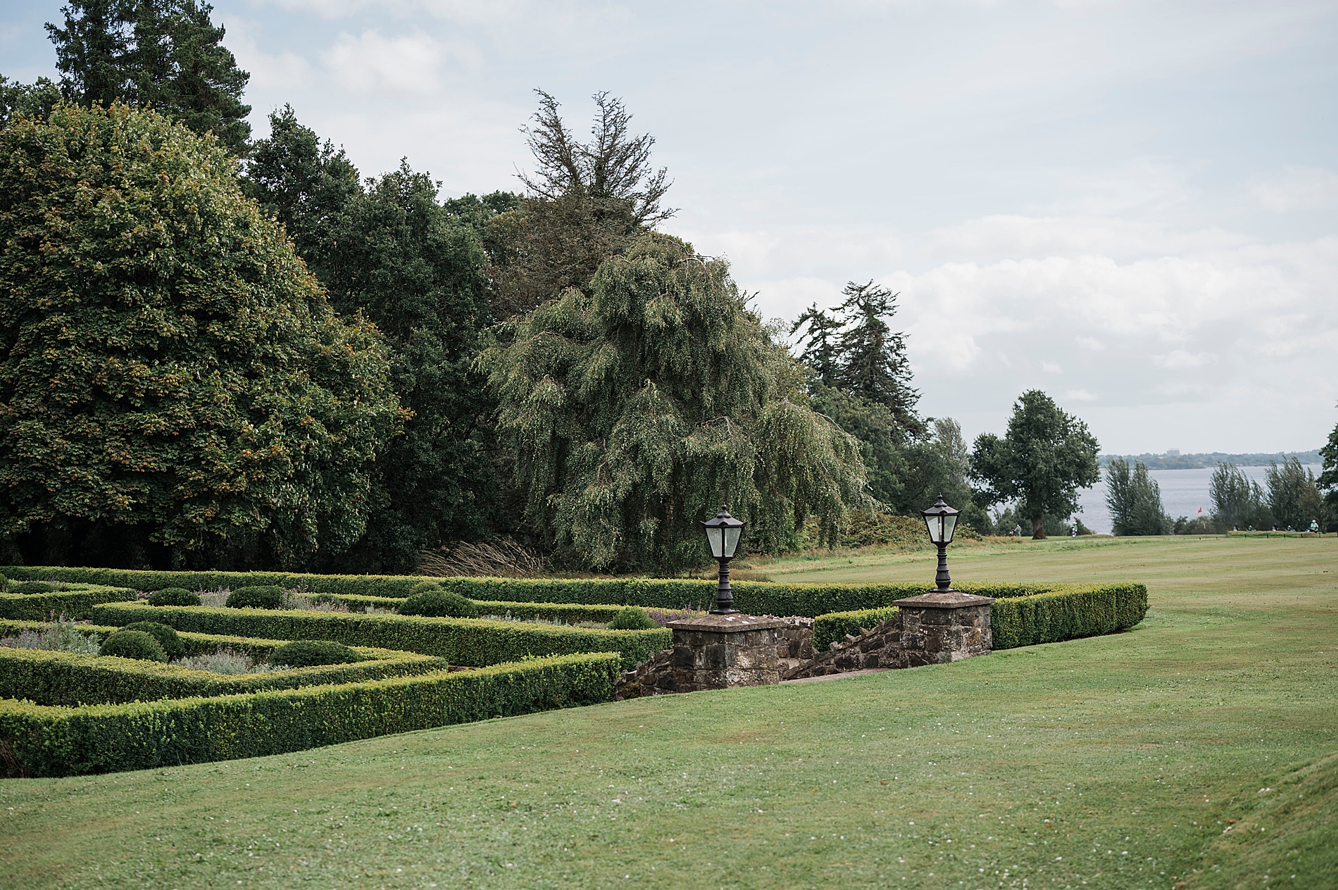 lush manicured gardens at Virginia Park Lodge