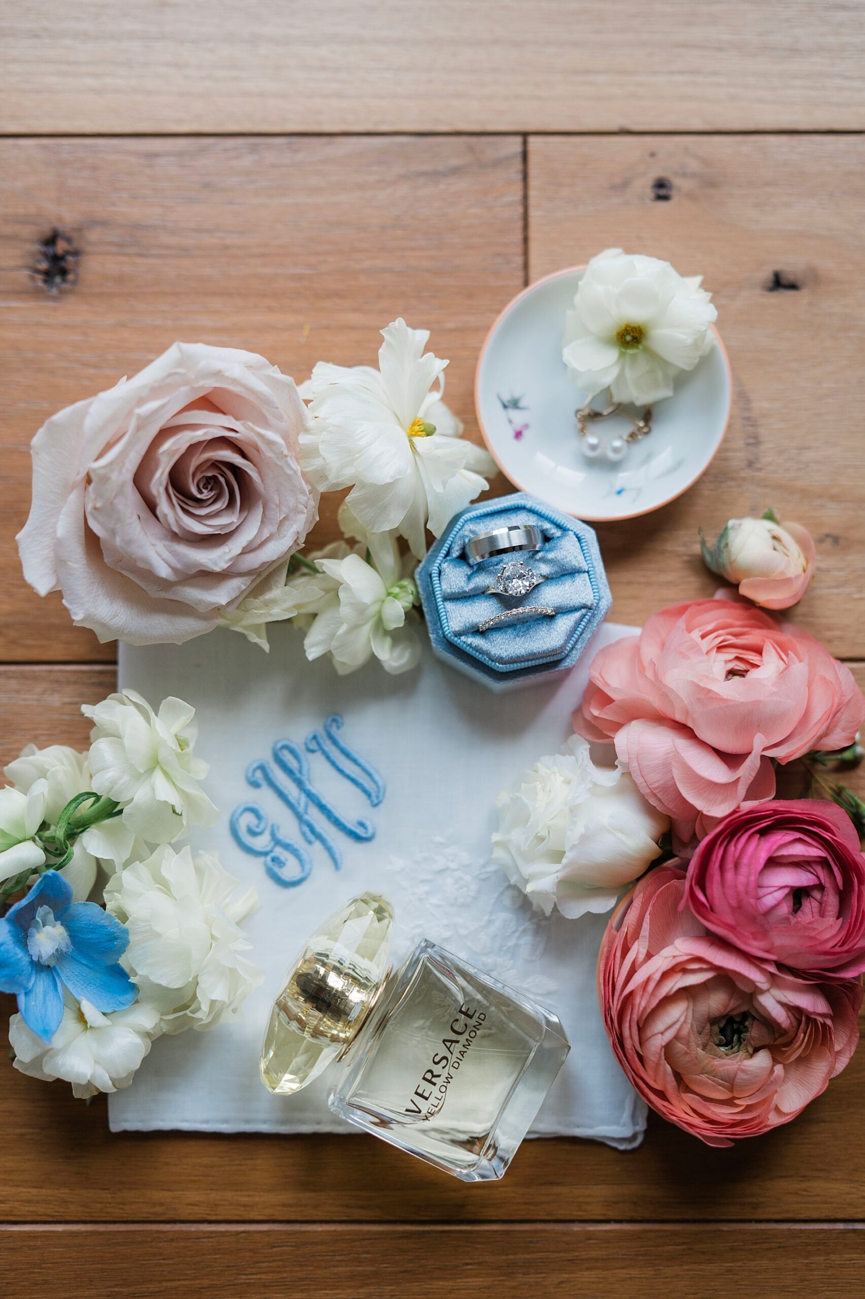 soft florals and bridal details 
