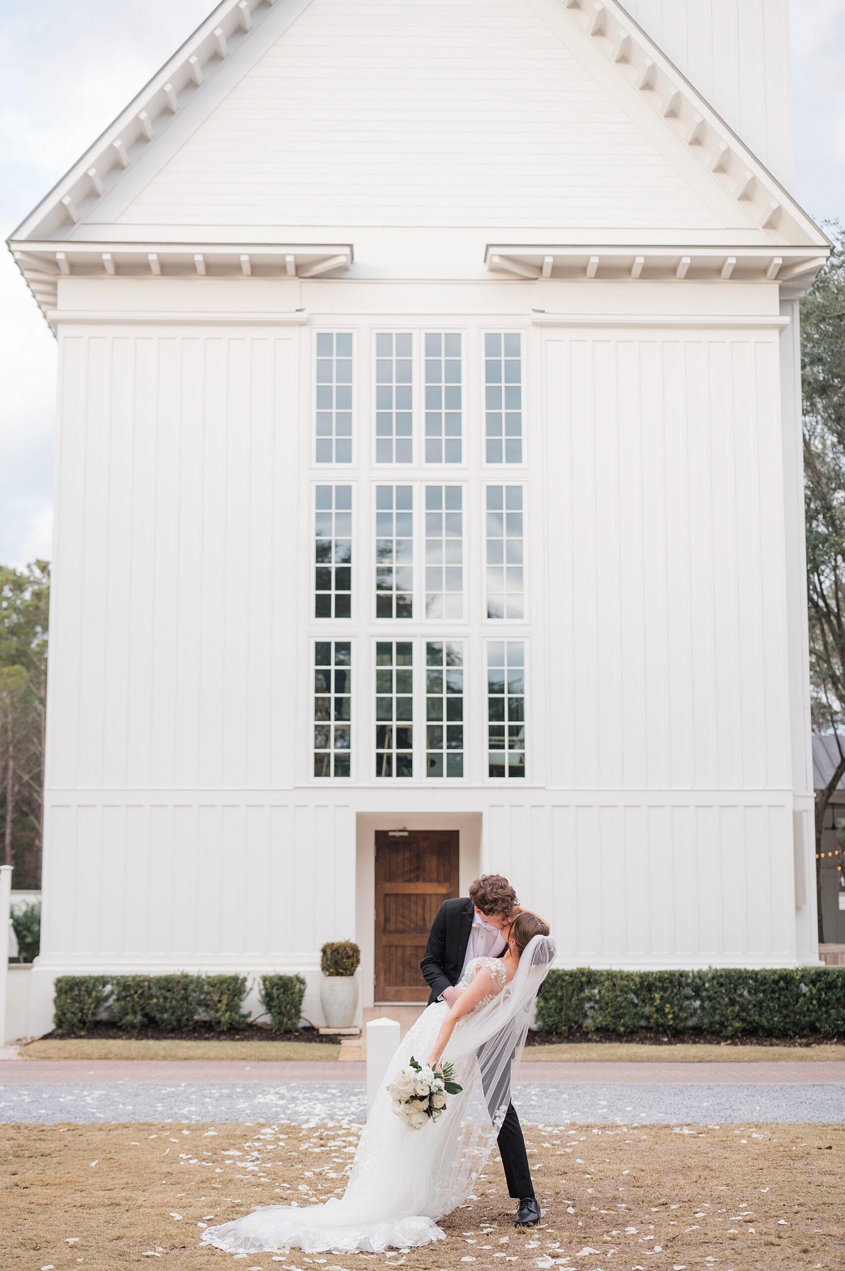 Romantic wedding portraits from Seaside Florida Wedding Grounded in Faith and Family