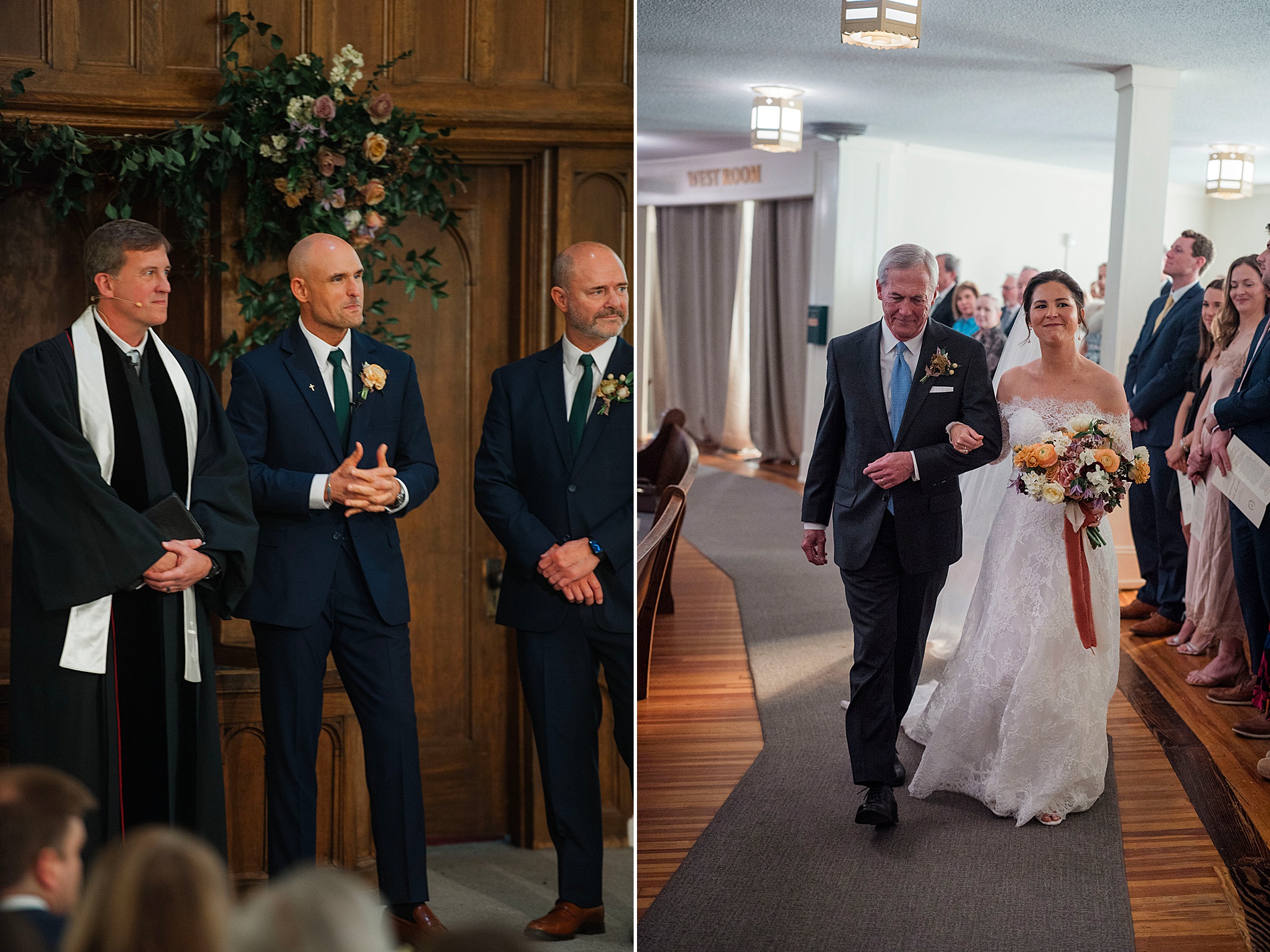 Classic Birmingham Wedding ceremony inside church